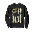 Baseball Us Camouflage Flag Sweatshirt - Custom Art Print Men Women - T-Shirt, Sweatshirt, Hoodie