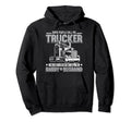 Trucker Daddy Or Trucker Husband Hoodie - Aesthetic Graphic for Adults - T-Shirt, Sweatshirt, Hoodie