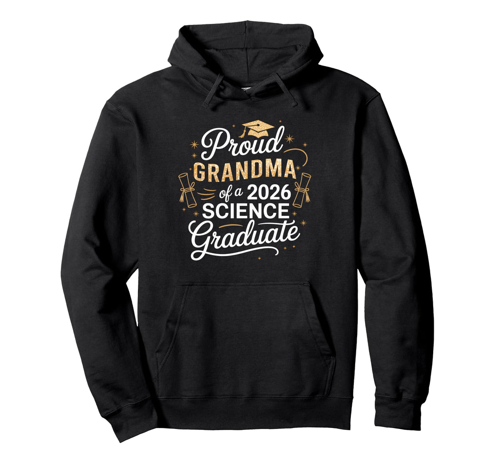 Proud Grandma Class 2026 Science Hoodie - Minimalist Print Men Women - T-Shirt, Sweatshirt, Hoodie