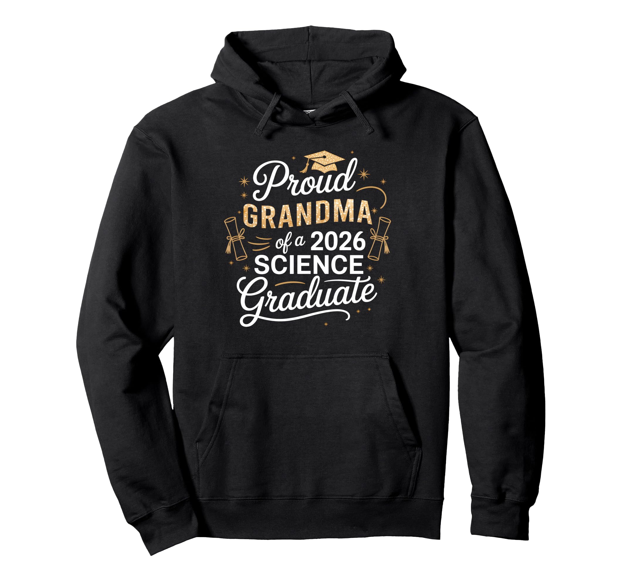 Proud Grandma 2026 Science Graduate Hoodie - Minimalist Print Unisex - T-Shirt, Sweatshirt, Hoodie