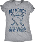 Womens Diamonds are A Girls Best Friend Funny Cute - Adult & Kids T-Shirts, Sweatshirts & Hoodies apparel design preview 1