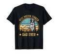 Best Boston Terrier Dad Ever Fist Bump T-Shirt - Unique Graphic Unisex - T-Shirt, Sweatshirt, Hoodie