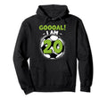 20 Year Old Birthday Soccer Hoodie - Casual Everyday Wear for Adults - T-Shirt, Sweatshirt, Hoodie