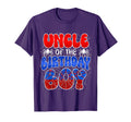 Uncle Birthday Costume Spider Web T-Shirt - Minimalist Print Men Women - T-Shirt, Sweatshirt, Hoodie