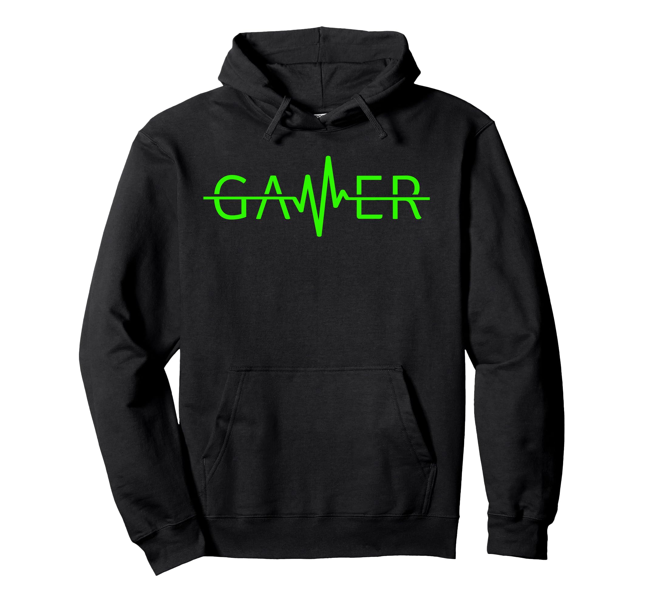 Gamer Heartbeat Video Games Gaming Hoodie - Aesthetic Graphic Unisex - T-Shirt, Sweatshirt, Hoodie