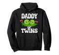 Daddy Twins Dad Hoodie - Unique Graphic Unisex - T-Shirt, Sweatshirt, Hoodie