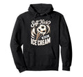 Soft Kick Go Get Ice Cream Soccer Joke Fun Hoodie - Custom Art Print Unisex - T-Shirt, Sweatshirt, Hoodie