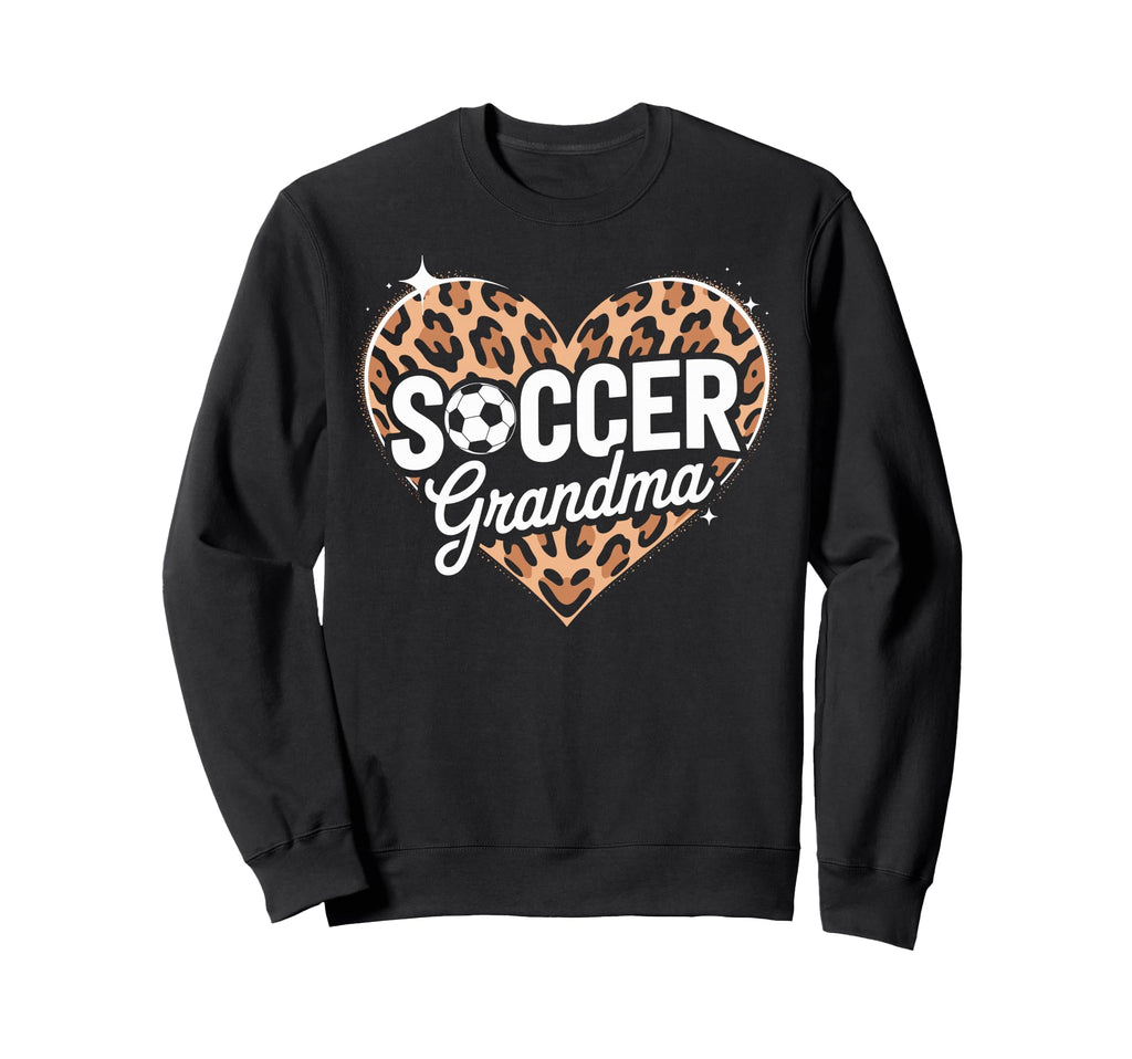 Soccer Football Player Grandma Fan Sweatshirt - Unique Graphic Men Women - T-Shirt, Sweatshirt, Hoodie