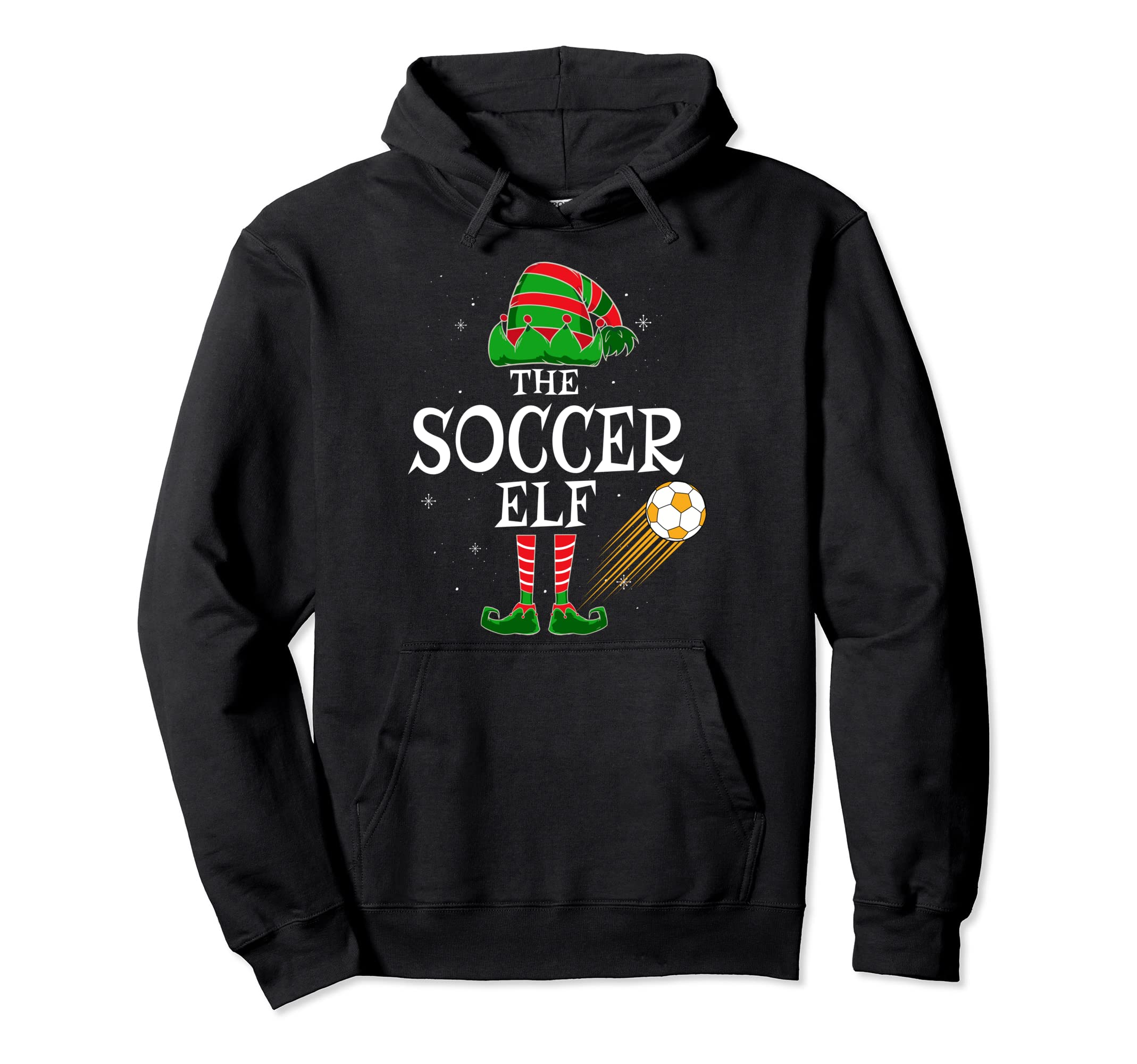 Soccer Elf Group Matching Family Ball Hoodie - Streetwear Style Men Women - T-Shirt, Sweatshirt, Hoodie