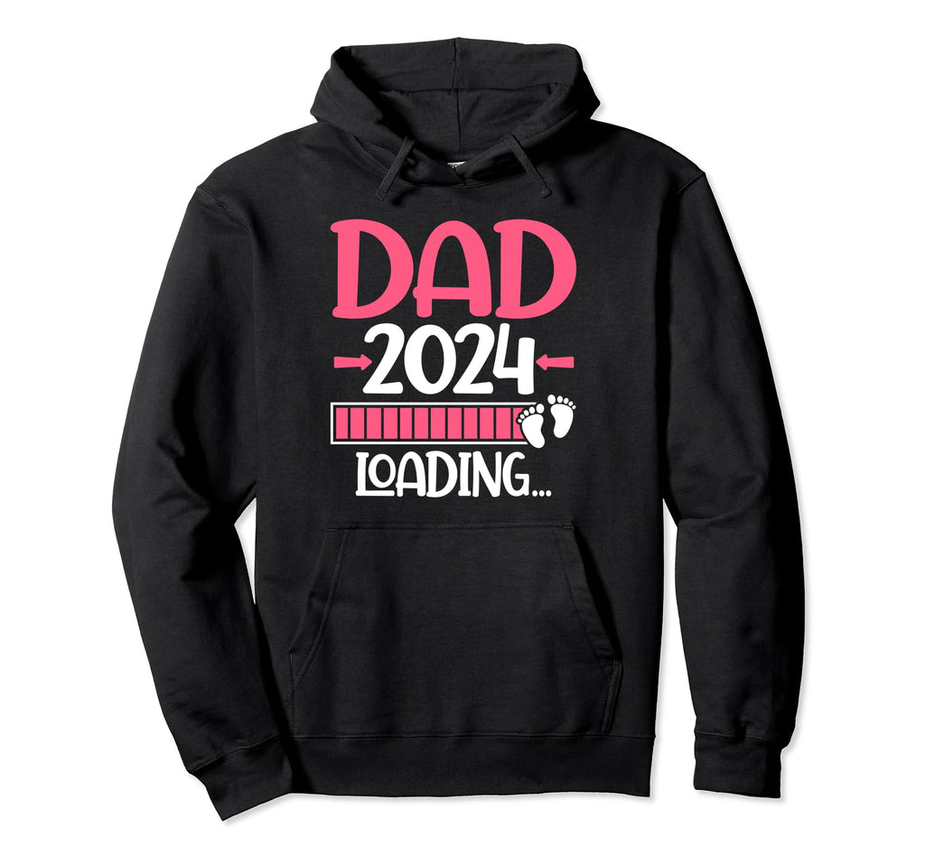 Dad 2024 Loading Its Pregnancy Hoodie - Streetwear Style Unisex - T-Shirt, Sweatshirt, Hoodie