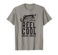 Reel Great Uncle Fishing Funny Grandpa T-Shirt - Trendy Graphic for Adults - T-Shirt, Sweatshirt, Hoodie