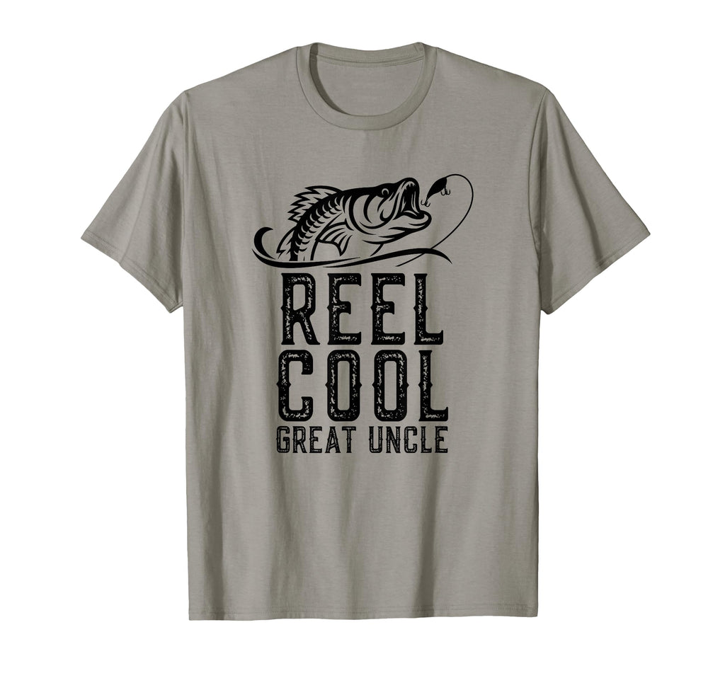 Reel Great Uncle Fishing Funny Grandpa T-Shirt - Minimalist Print Unisex - T-Shirt, Sweatshirt, Hoodie