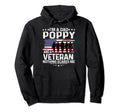 Dad Poppy Veteran Nothing Scares Hoodie - Casual Everyday Wear Men Women - T-Shirt, Sweatshirt, Hoodie