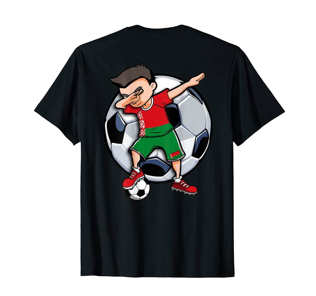 Dabbing Soccer Belarus Football Fans T-Shirt - Trendy Graphic Men Women - T-Shirt, Sweatshirt, Hoodie