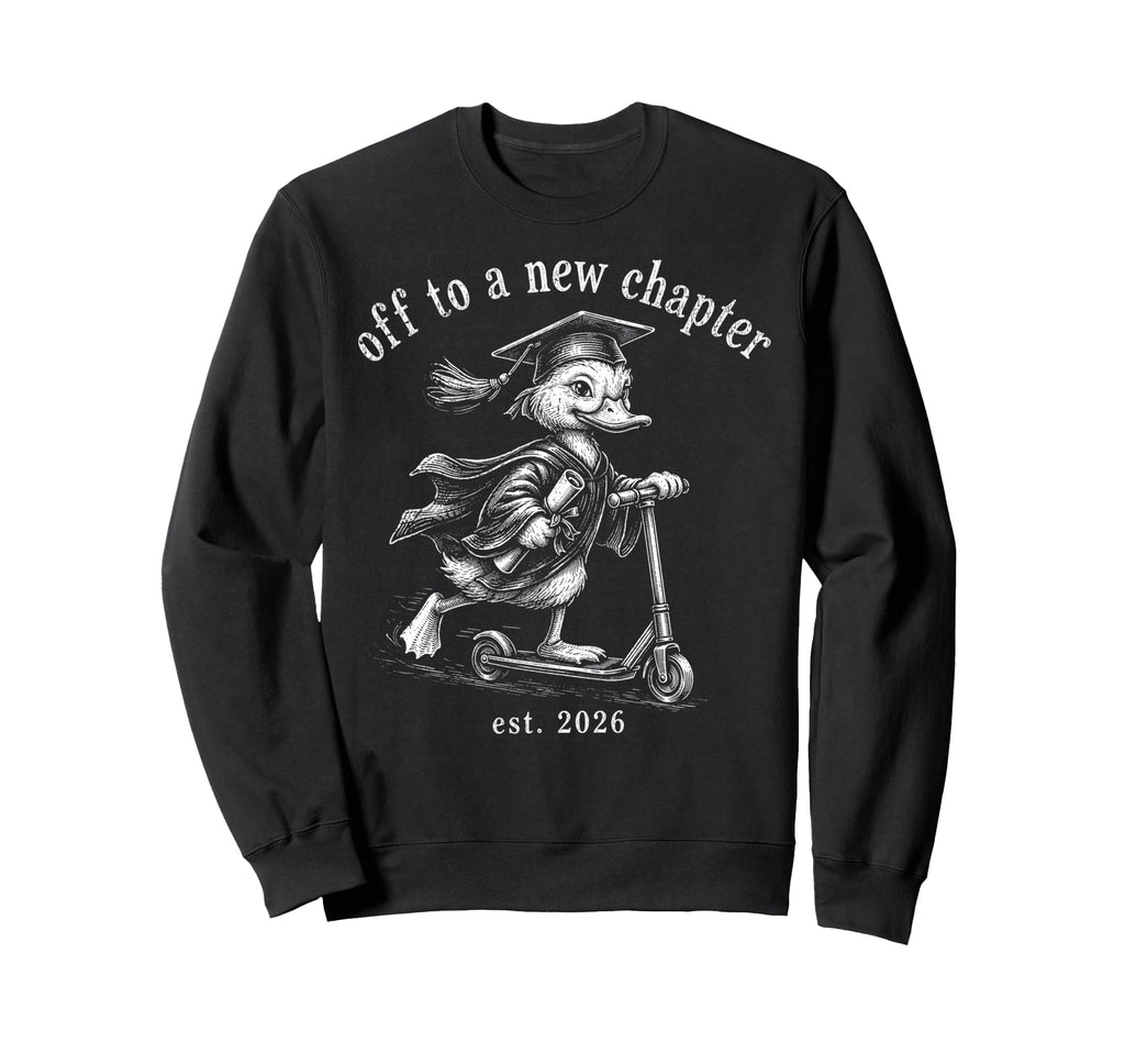 Graduation School Class 2026 Graduate Sweatshirt - Unique Graphic Unisex - T-Shirt, Sweatshirt, Hoodie