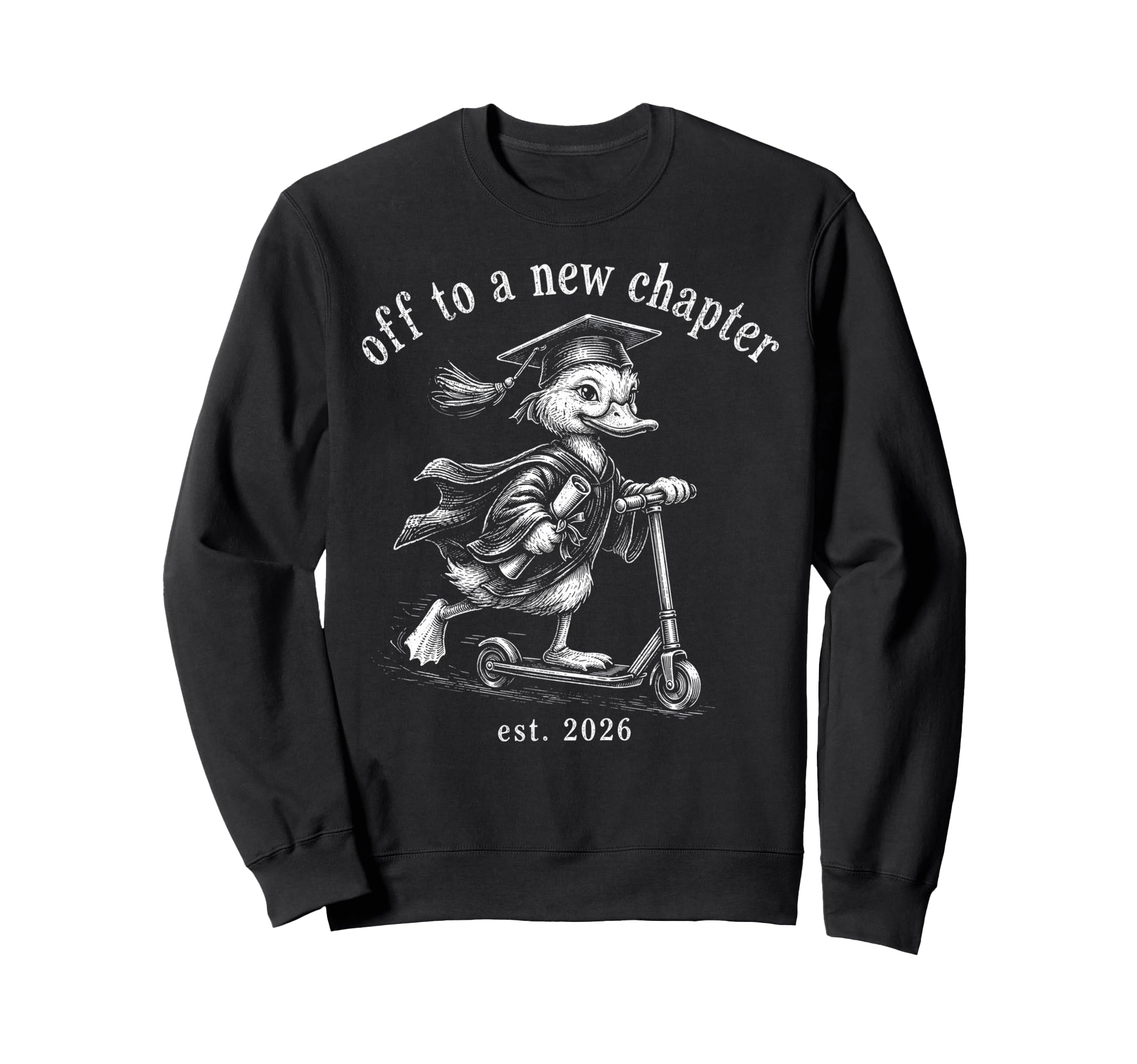 Graduation School Class 2026 Graduate Sweatshirt - Unique Graphic Unisex - T-Shirt, Sweatshirt, Hoodie