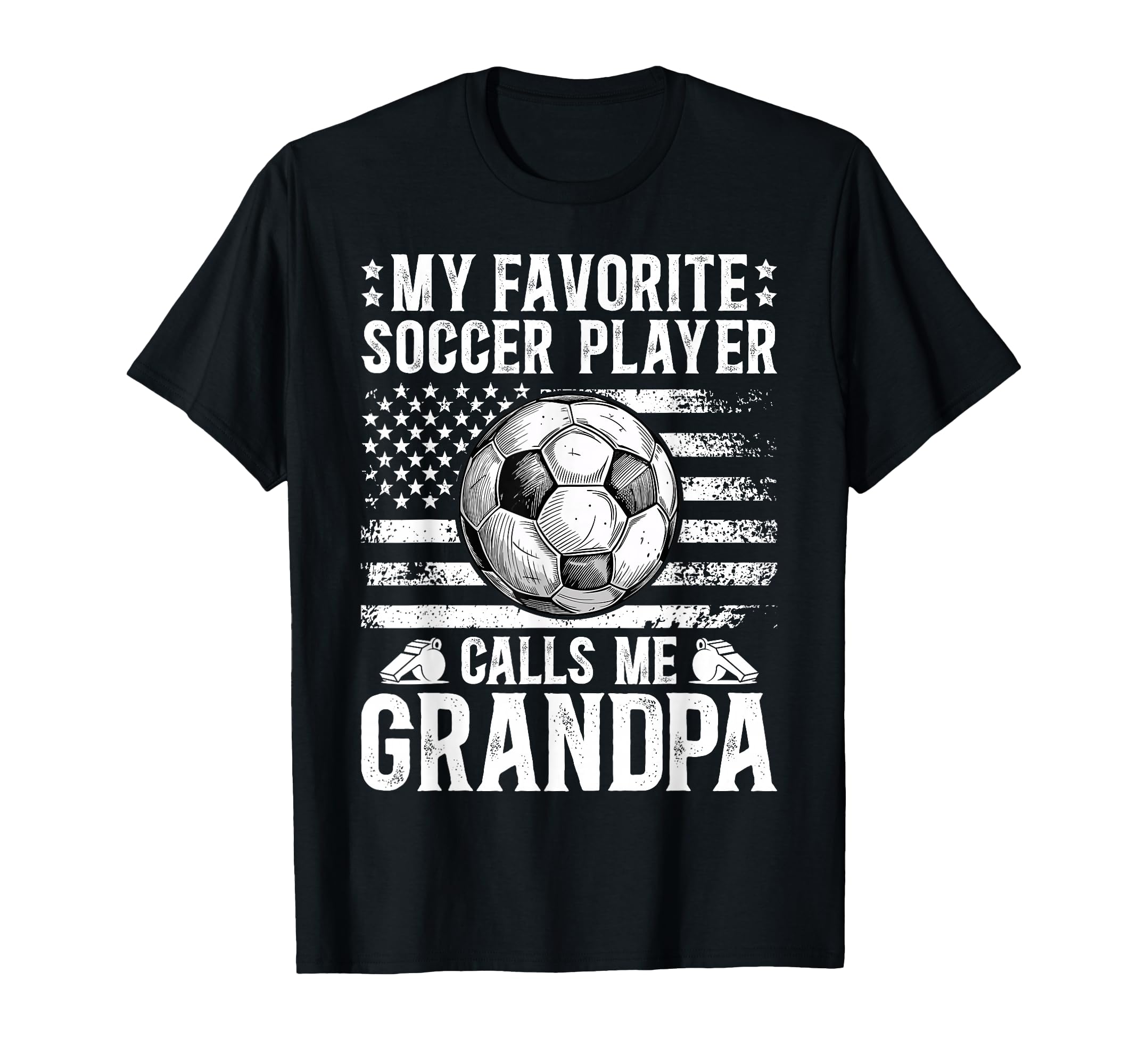 Proud Soccer Grandpa Soccer T-Shirt - Casual Everyday Wear for Adults - T-Shirt, Sweatshirt, Hoodie