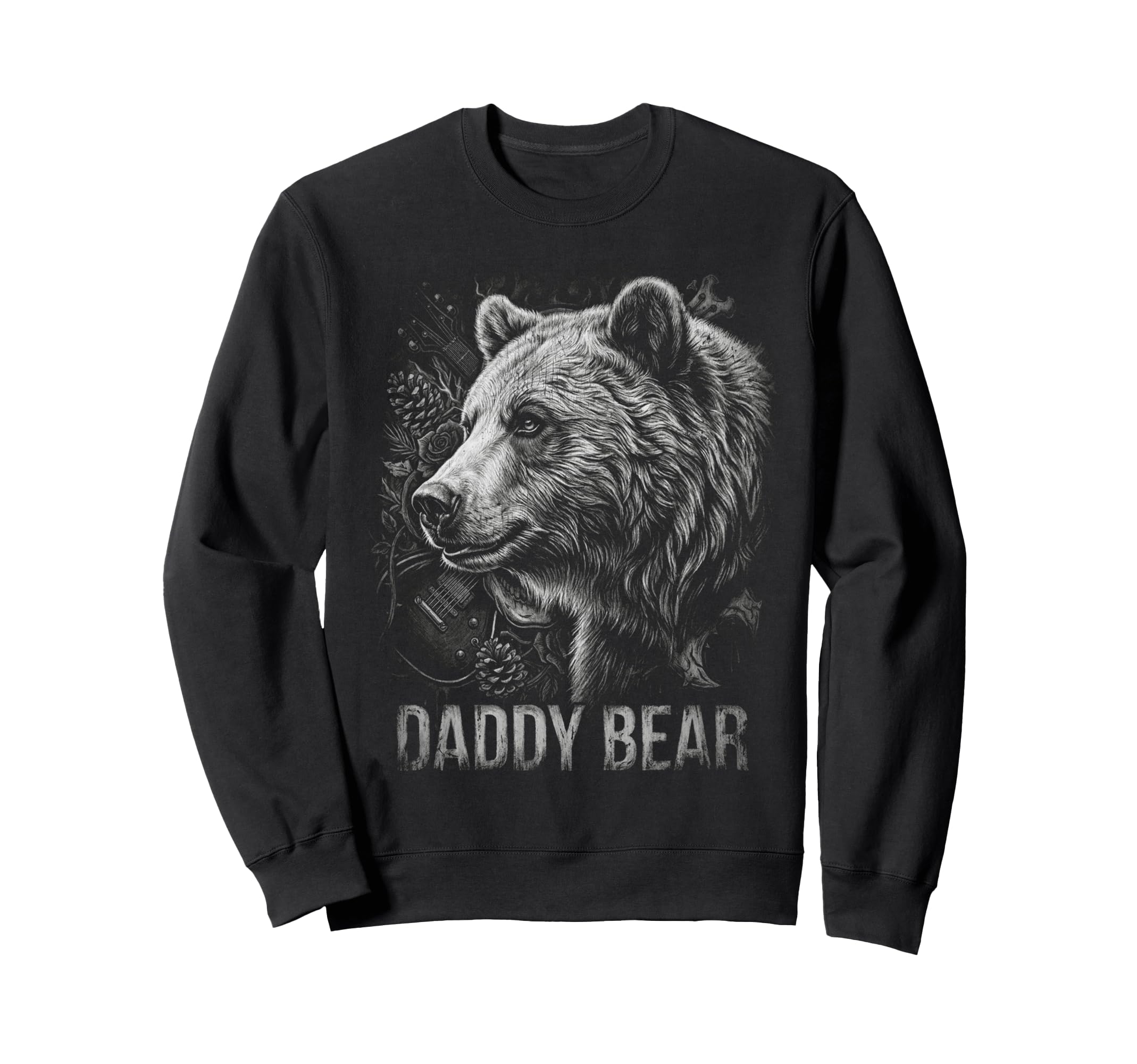 Daddy Bear Family Matching Dad Sweatshirt - Custom Art Print for Adults - T-Shirt, Sweatshirt, Hoodie