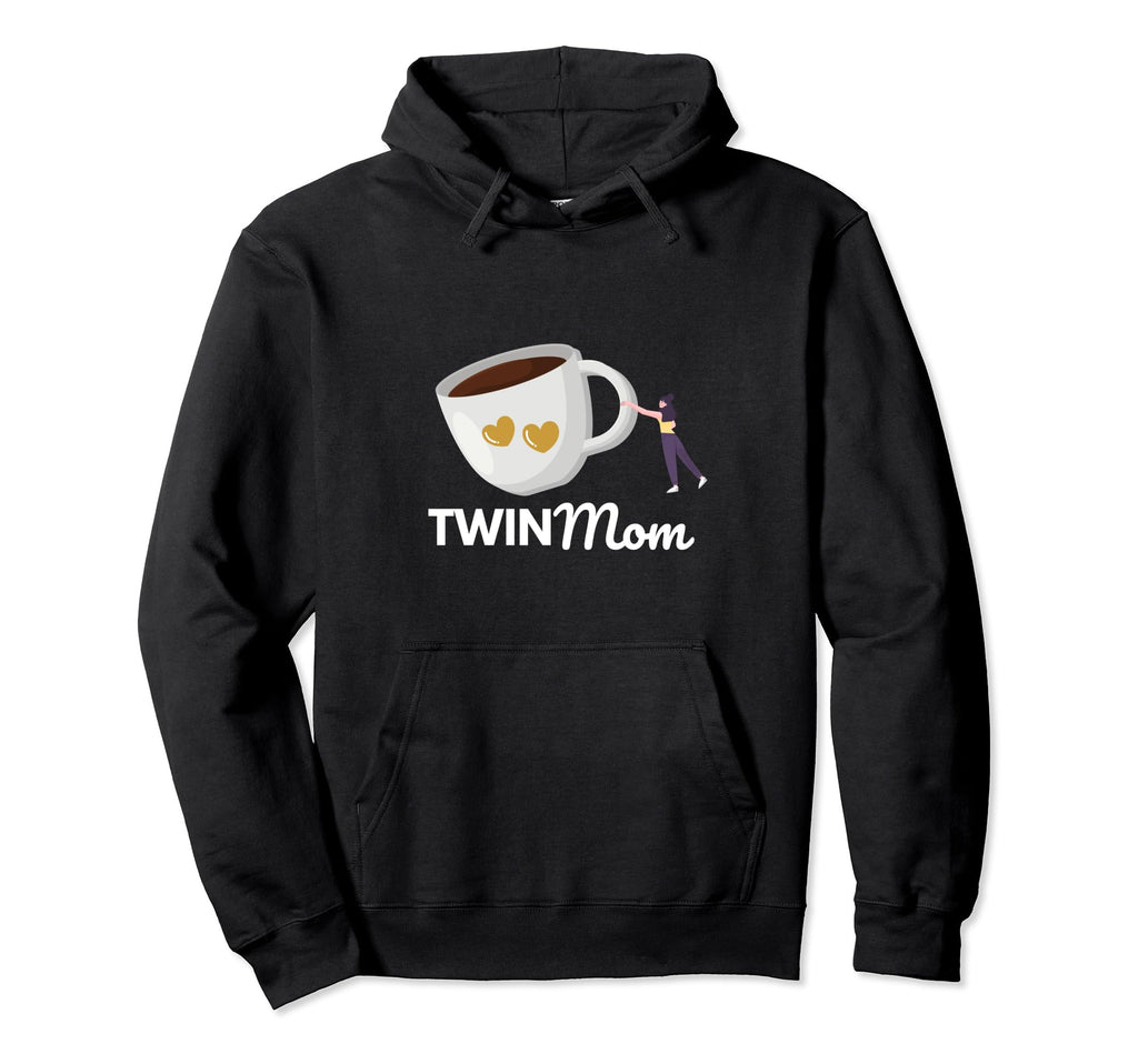 Funny Twin Mom Outfit Mommy Or Mama Who Hoodie - Aesthetic Graphic Unisex - T-Shirt, Sweatshirt, Hoodie