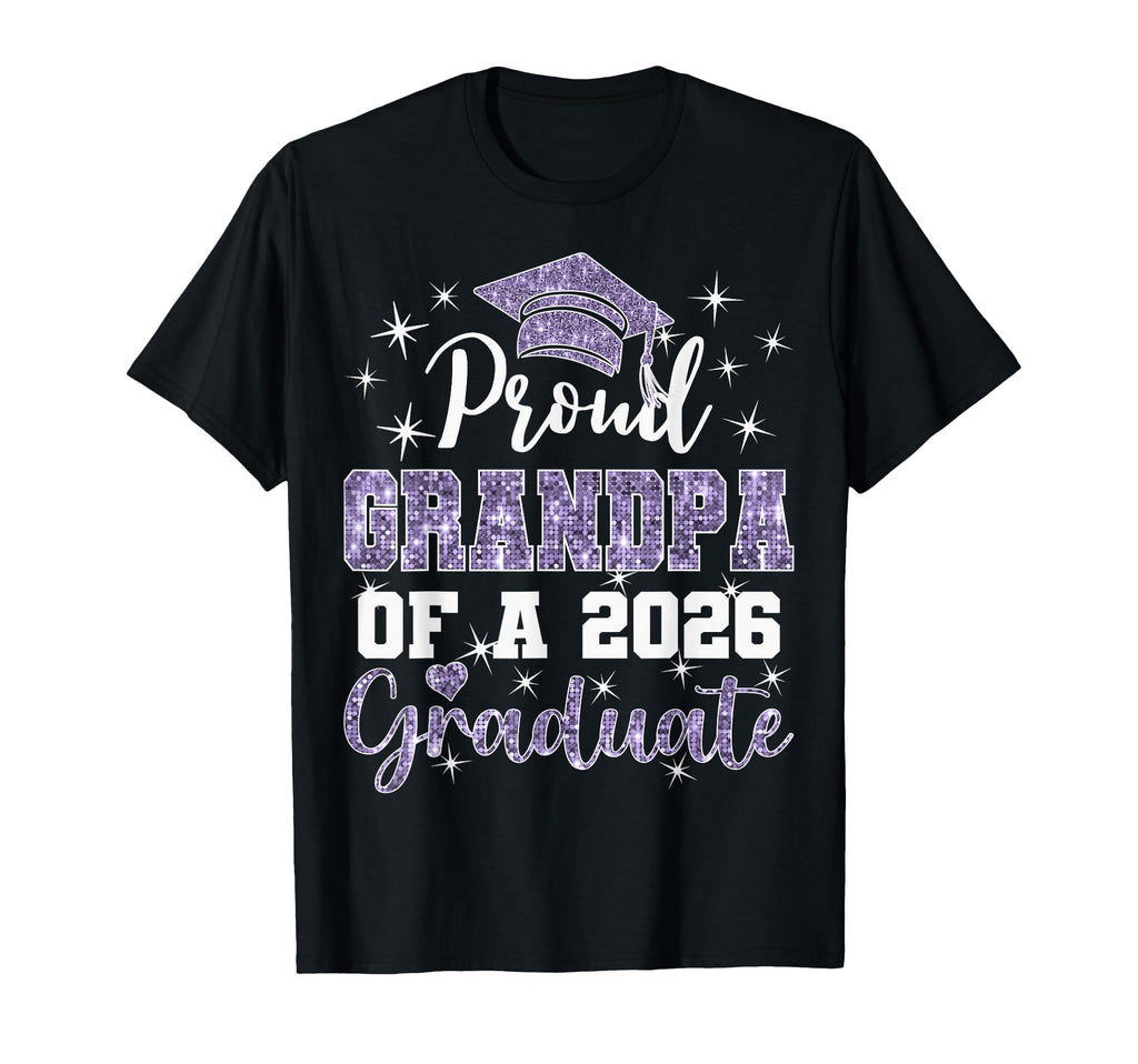 Super Proud Grandpa 2026 Graduate T-Shirt - Casual Everyday Wear Unisex - T-Shirt, Sweatshirt, Hoodie