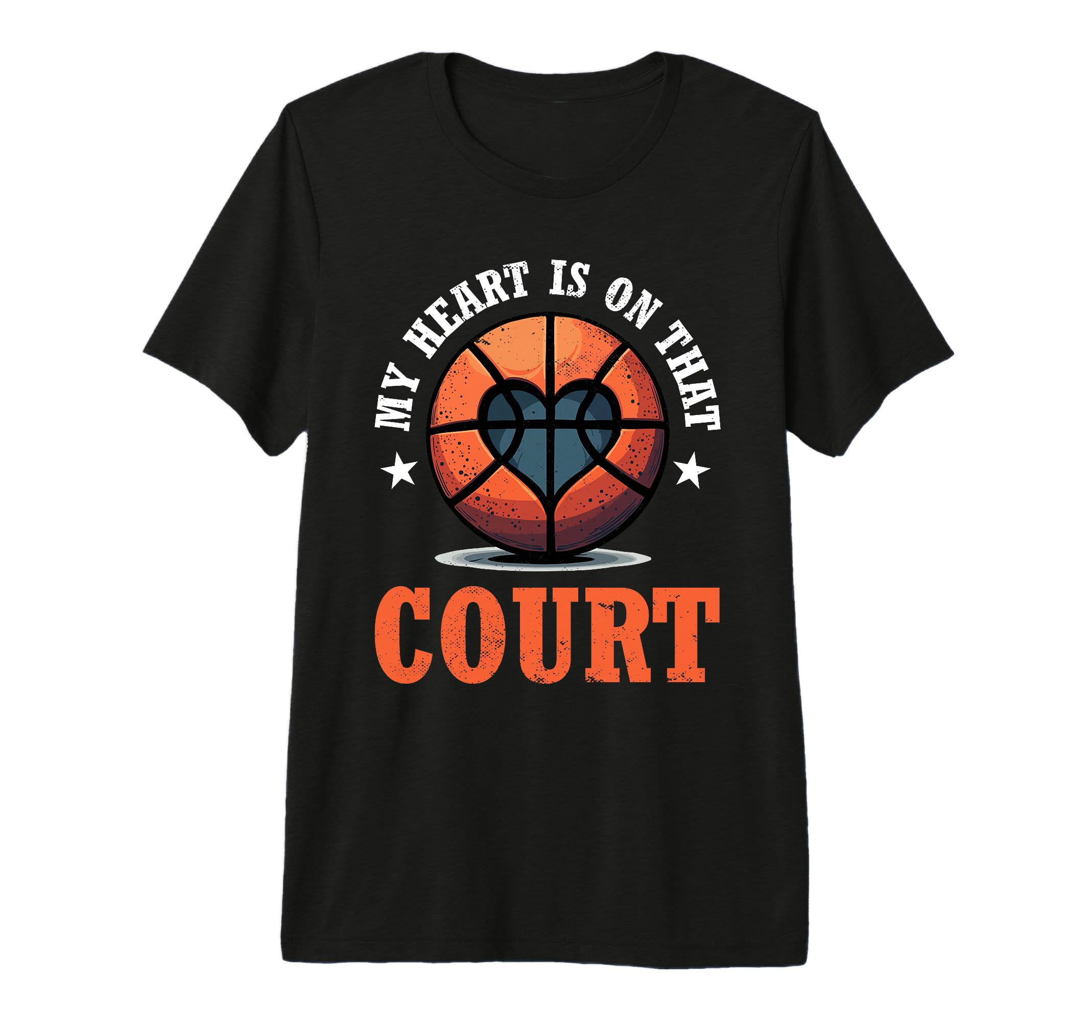 Fathers Day Basketball Dad Game Day Tri T-Shirt - Graphic Print Unisex - T-Shirt, Sweatshirt, Hoodie