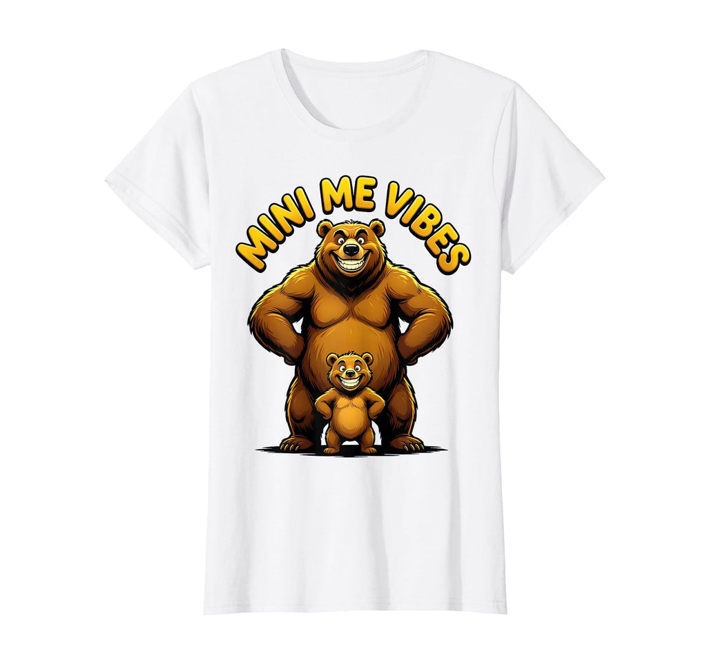 Mini Me Vibes Father Son Matching T-Shirt - Fun Novelty Design Men Women - T-Shirt, Sweatshirt, Hoodie