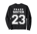 Number 23 Custom Proud Soccer Sweatshirt - Novelty Apparel Men Women - T-Shirt, Sweatshirt, Hoodie
