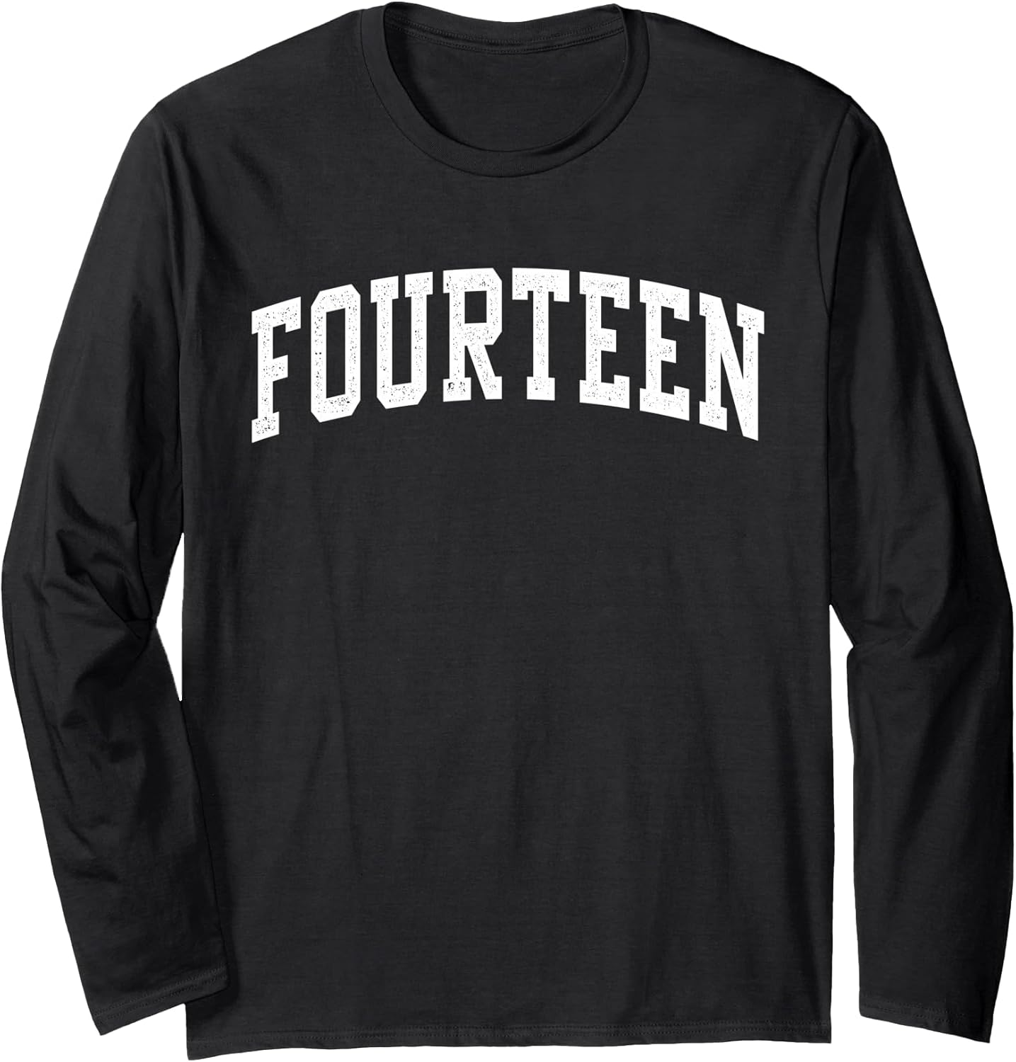 Fourteen Minimalist 14th Birthday Design 14-Year-Old - Adult & Kids T-Shirts, Sweatshirts & Hoodies apparel design preview 1