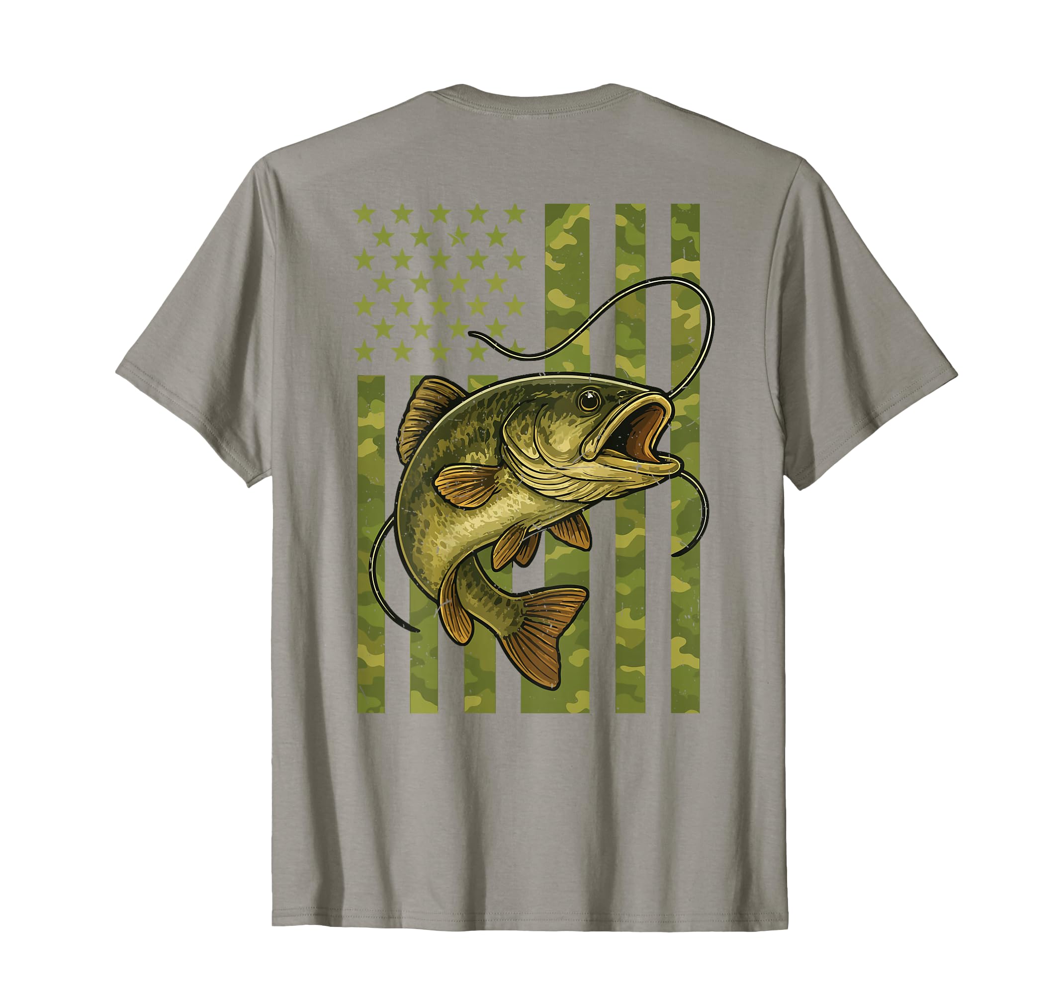 Mens Fishing Camo Flathead Cat Fish T-Shirt - Streetwear Style Men Women - T-Shirt, Sweatshirt, Hoodie