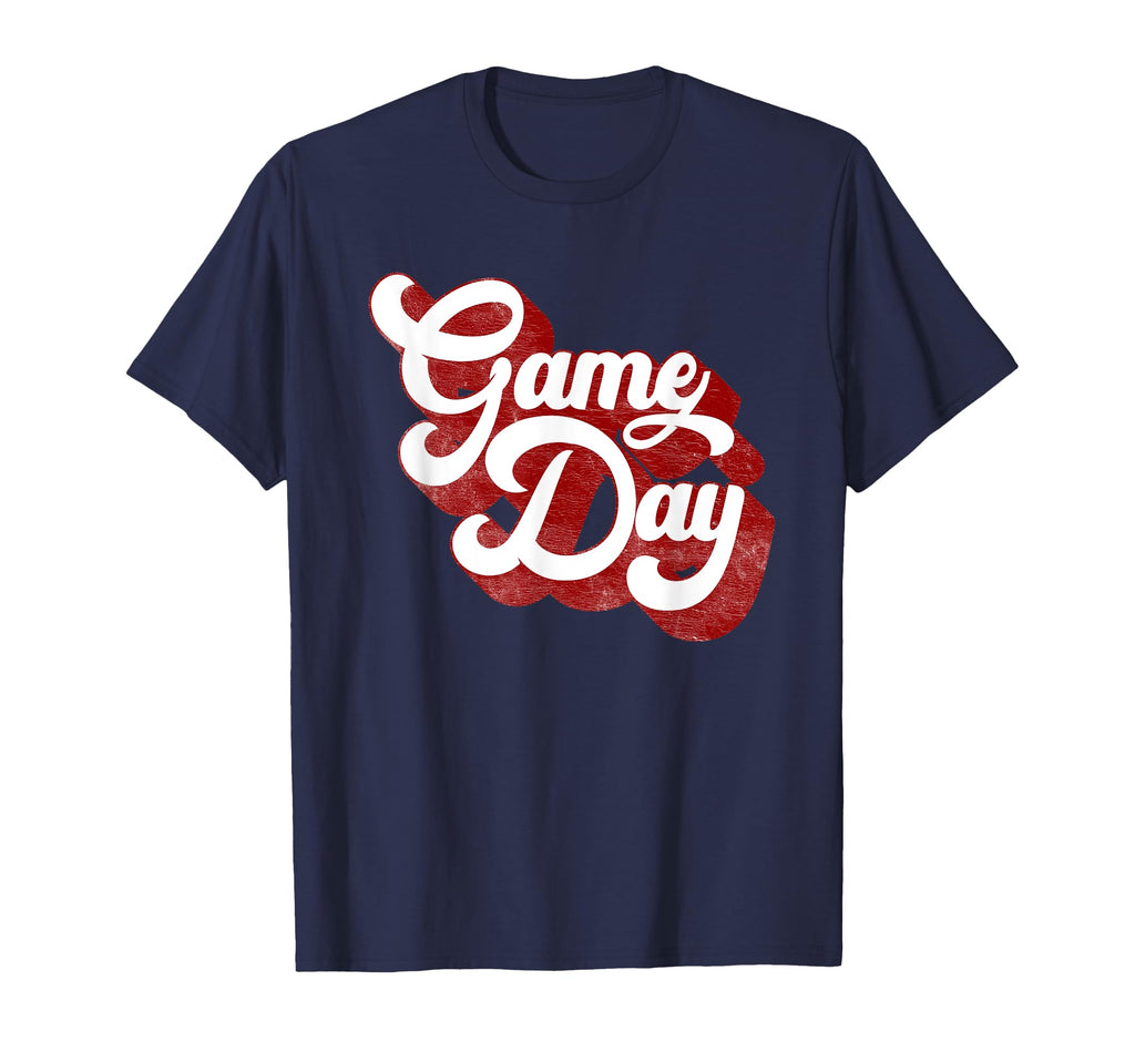 Patriotic Game Day Red White Blue T-Shirt - Novelty Apparel for Adults - T-Shirt, Sweatshirt, Hoodie