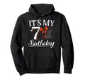 Orange Coquette Basketball Its My 7 Hoodie - Streetwear Style Men Women - T-Shirt, Sweatshirt, Hoodie