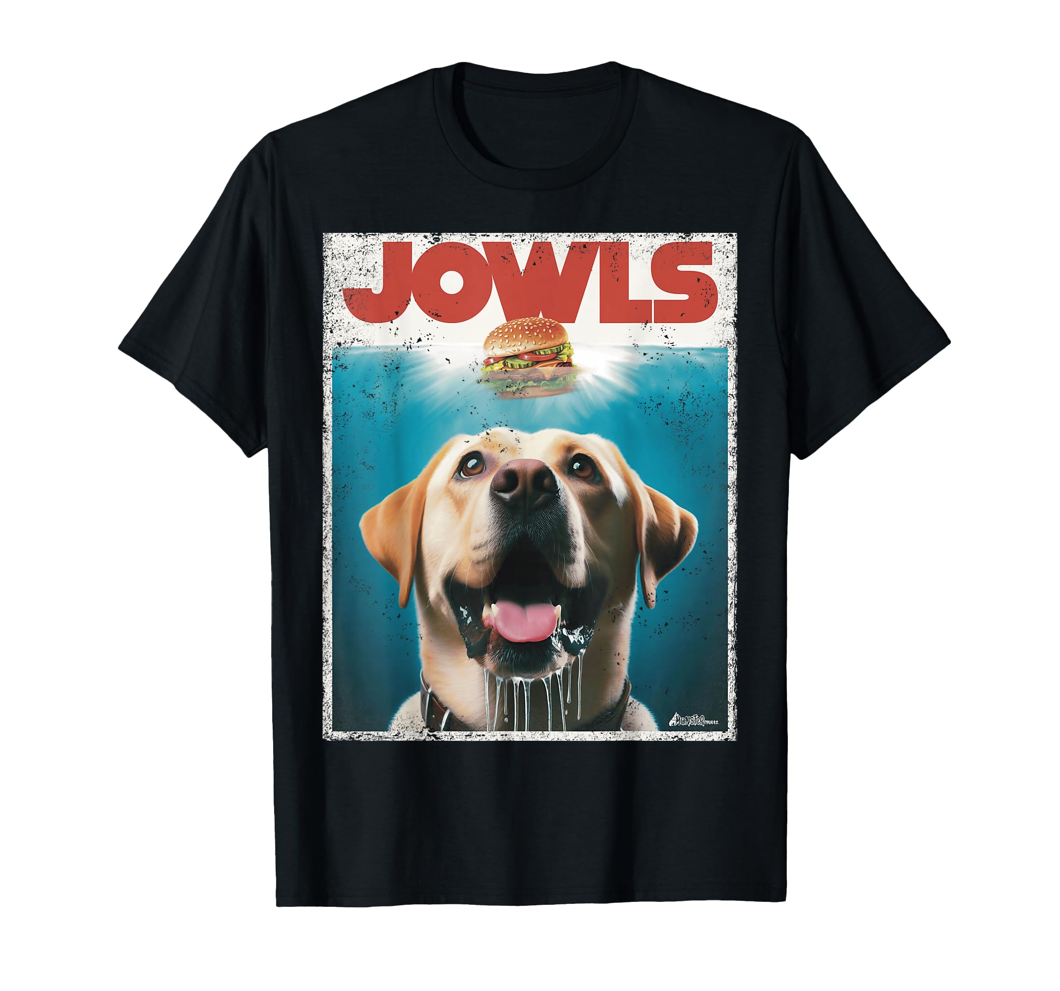 Funny Yellow Lab Jowls Labrador T-Shirt - Aesthetic Graphic Unisex - T-Shirt, Sweatshirt, Hoodie