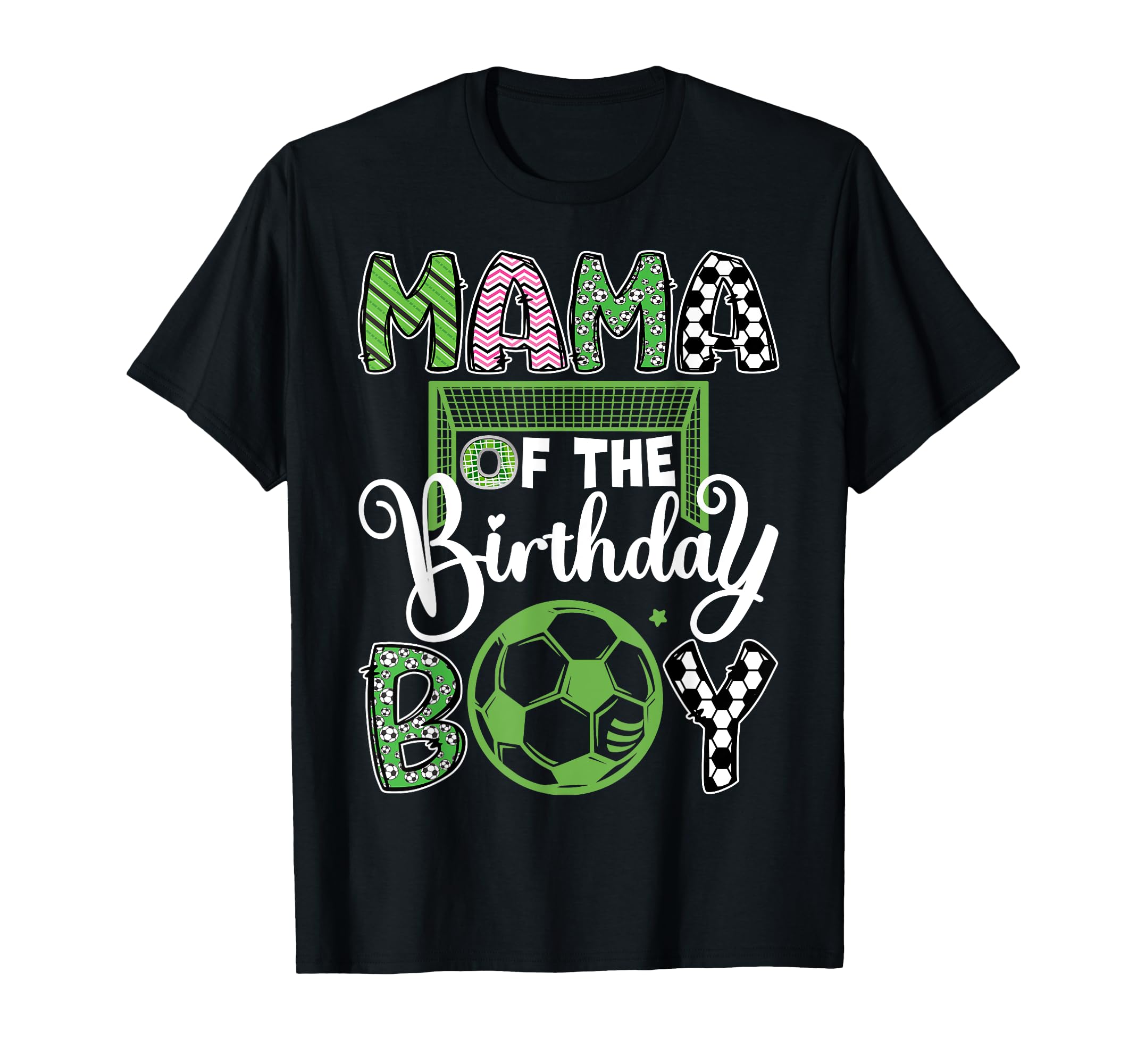 Mama Birthday Soccer Player Birthday T-Shirt - Minimalist Print Unisex - T-Shirt, Sweatshirt, Hoodie