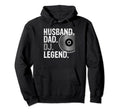 Husband Dad Dj Legend Dj Hoodie - Casual Everyday Wear for Adults - T-Shirt, Sweatshirt, Hoodie