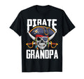 Family Skull Pirate Grandpa Jolly Roger T-Shirt - Graphic Print Unisex - T-Shirt, Sweatshirt, Hoodie