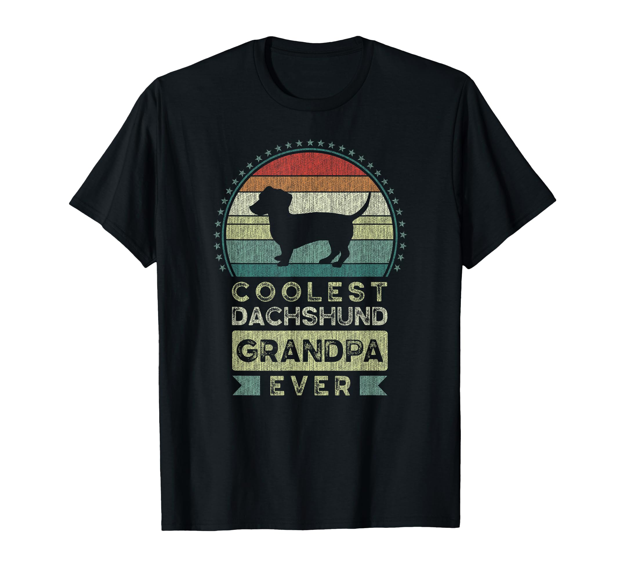 Coolest Dachshund Grandpa Ever T-Shirt - Minimalist Print for Adults - T-Shirt, Sweatshirt, Hoodie