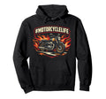 Motorcycle Biker Motorcyclelife Hoodie - Unique Graphic Men Women - T-Shirt, Sweatshirt, Hoodie