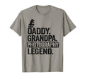 Daddy Grandpa Photography Legend Dad T-Shirt - Minimalist Print Unisex - T-Shirt, Sweatshirt, Hoodie