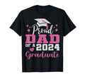 Super Proud Dad 2024 Graduate Awesome T-Shirt - Unique Graphic Men Women - T-Shirt, Sweatshirt, Hoodie