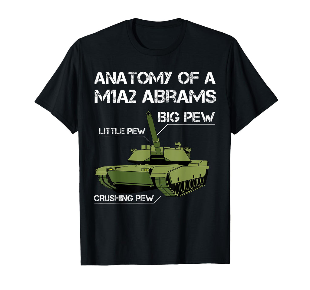 Anatomy M1A2 Tank Funny Tank Dad Tank T-Shirt - Minimalist Print Unisex - T-Shirt, Sweatshirt, Hoodie