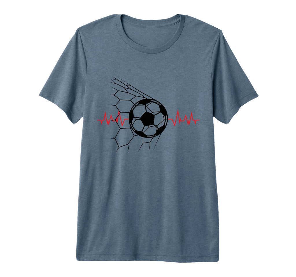 Soccer Ball Heartbeat Players And T-Shirt - Novelty Apparel Men Women - T-Shirt, Sweatshirt, Hoodie