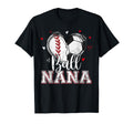Ball Nana Baseball Soccer Heart T-Shirt - Casual Everyday Wear for Adults - T-Shirt, Sweatshirt, Hoodie