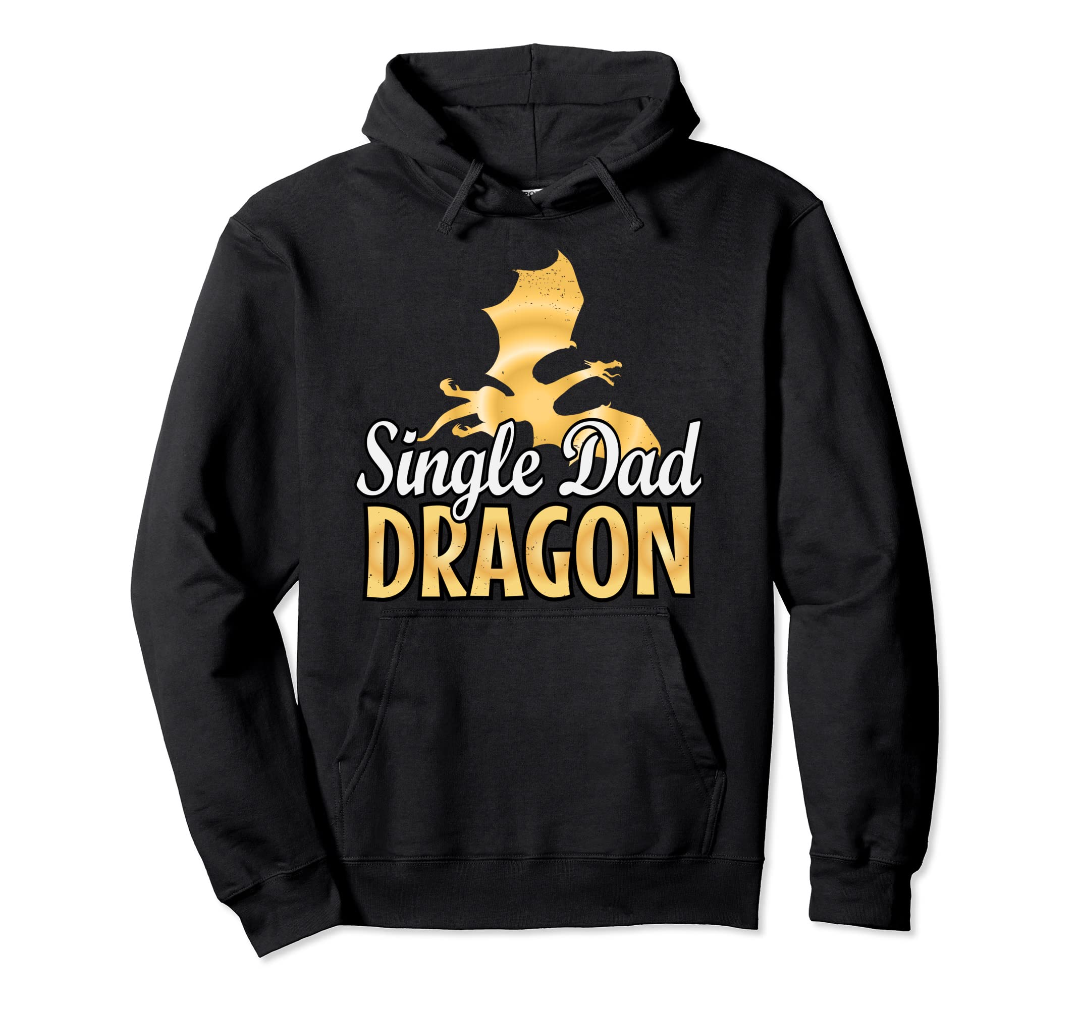 Single Dad Dragon Lover Fathers Day Hoodie - Aesthetic Graphic for Adults - T-Shirt, Sweatshirt, Hoodie