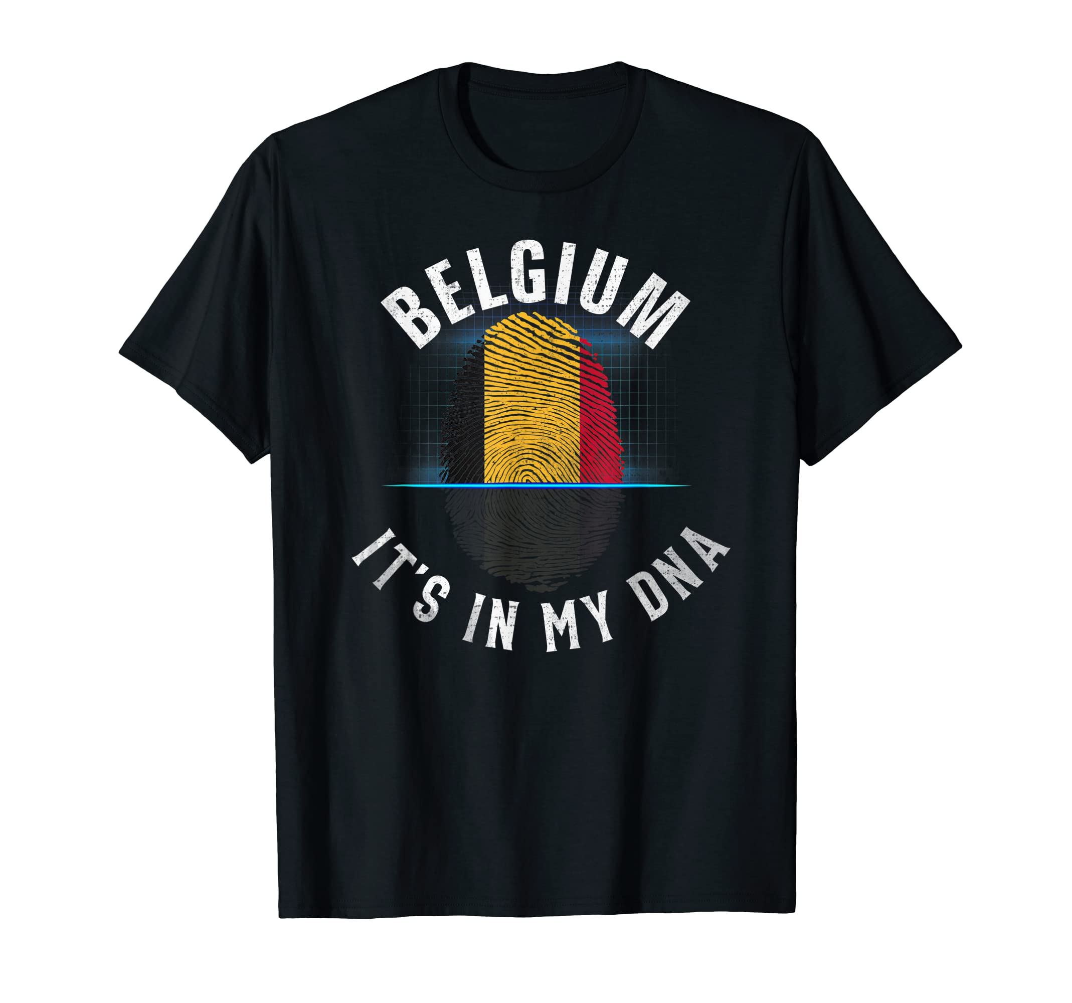 Belgium Flag It Is My Dna Belgian Gift T-Shirt - Graphic Print Men Women - T-Shirt, Sweatshirt, Hoodie