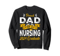 Proud Dad Nursing 2024 Graduate Sweatshirt - Custom Art Print for Adults - T-Shirt, Sweatshirt, Hoodie