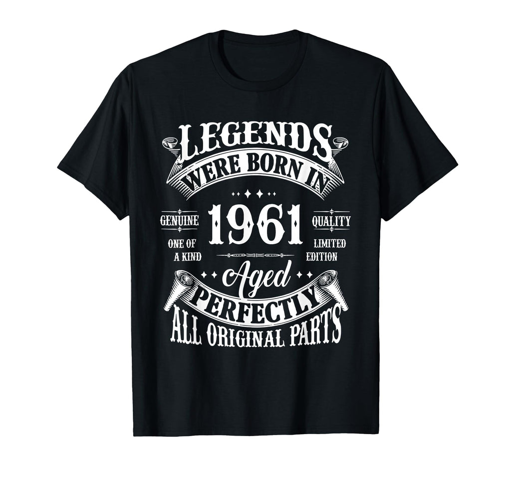 65Th Birthday Born 1961 65 Years Old B Day T-Shirt - Unique Graphic Unisex - T-Shirt, Sweatshirt, Hoodie