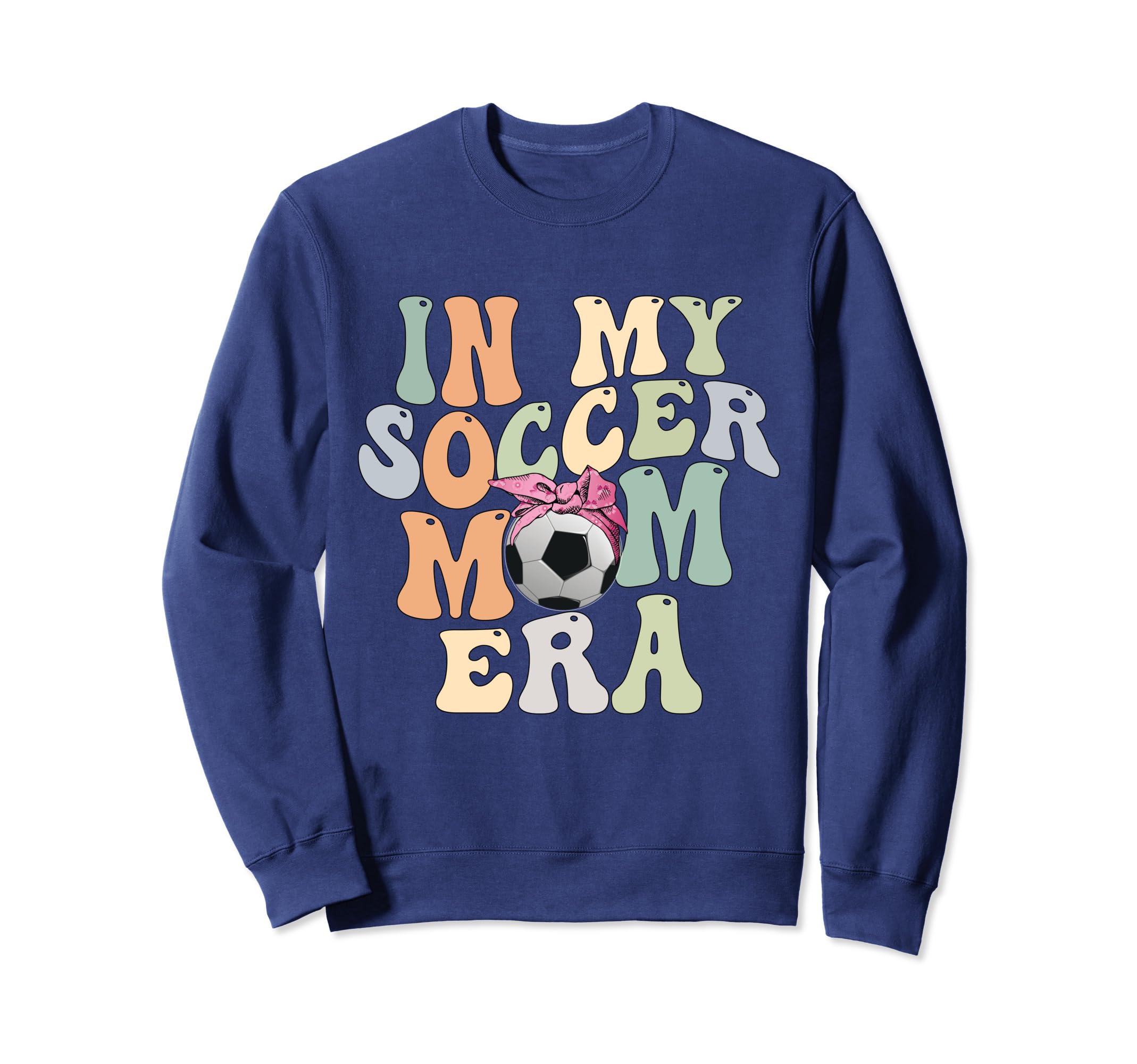 Groovy My Soccer Mom Era Hoodie - Fun Novelty Design for Adults - T-Shirt, Sweatshirt, Hoodie