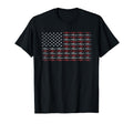 Fishing Usa Flag Fisherman T-Shirt - Graphic Print Unisex - T-Shirt, Sweatshirt, Hoodie