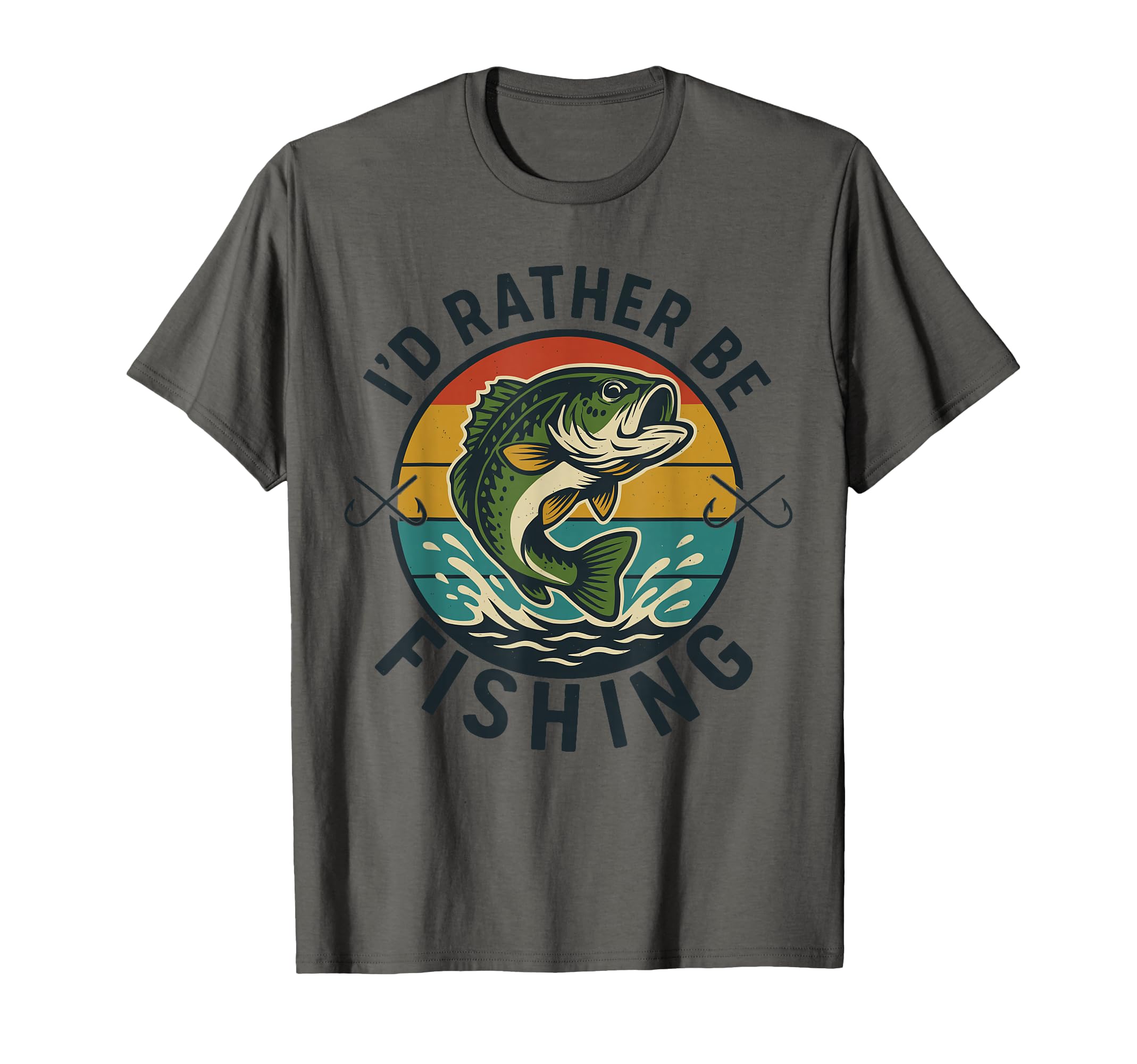 Bass Fishing Id Rather Be Fishing T-Shirt - Novelty Apparel Men Women - T-Shirt, Sweatshirt, Hoodie