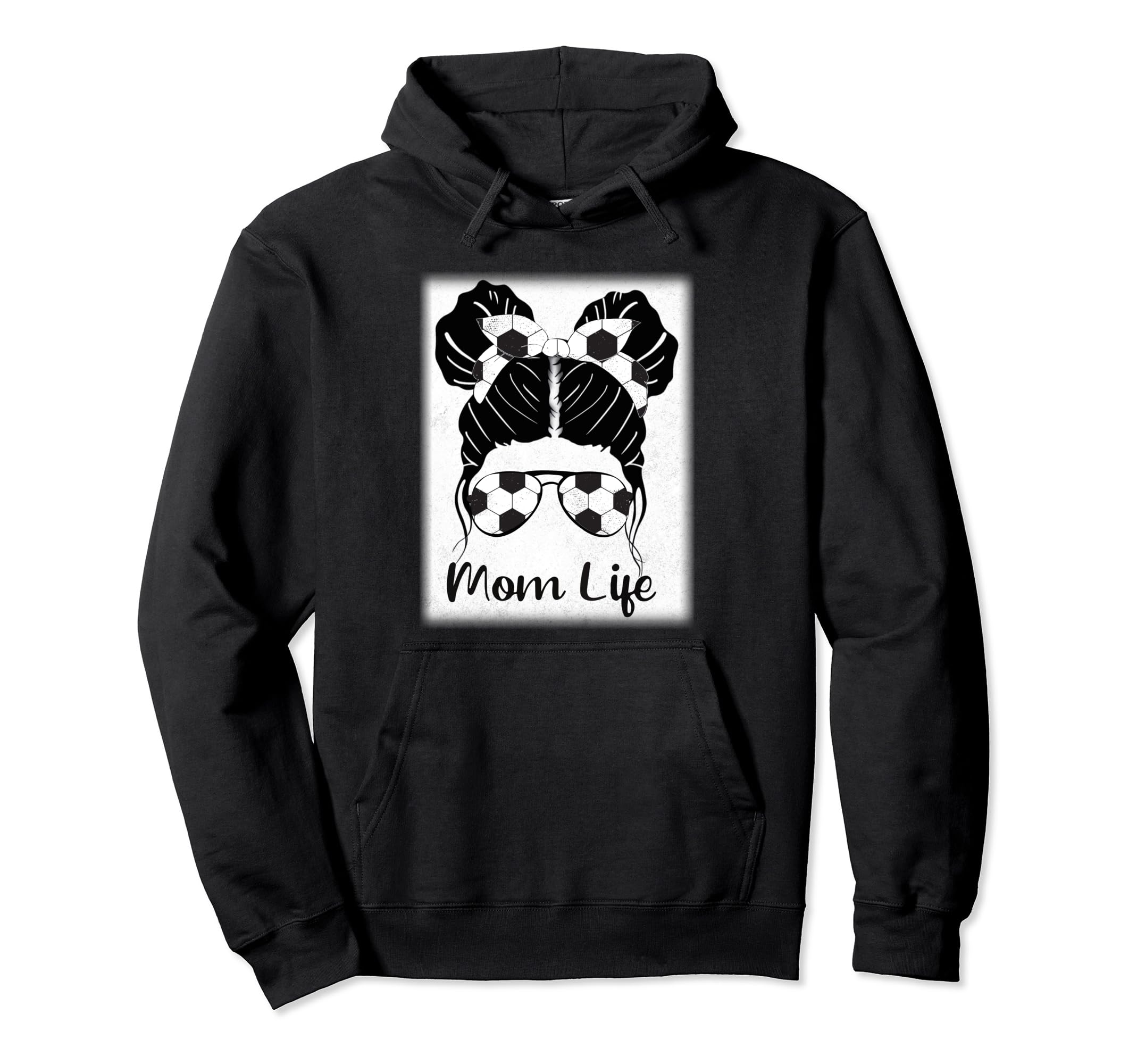 Soccer Mom Funny Soccer Ball Hoodie - Casual Everyday Wear for Adults - T-Shirt, Sweatshirt, Hoodie